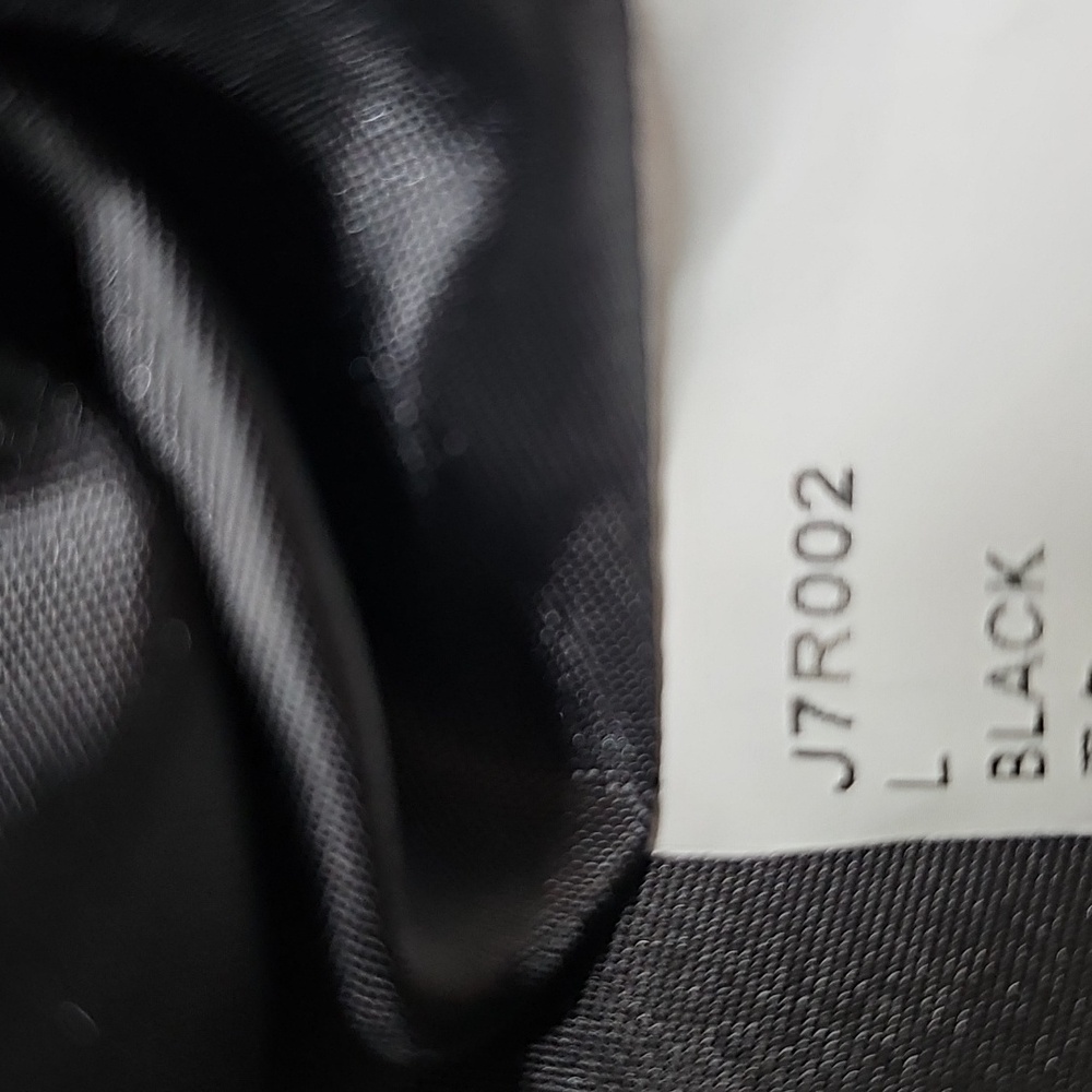 Saodimallsu Black Double-Breasted Jacket, Tortoise Buckles & Buttons, New Sz L - Picture 9 of 12
